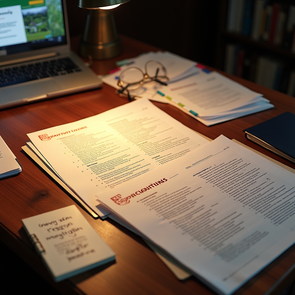 Pregled dokumenata Strateškog plana ZPP rasprostranjenih na stolu u ruralnom savjetodavnom uredu